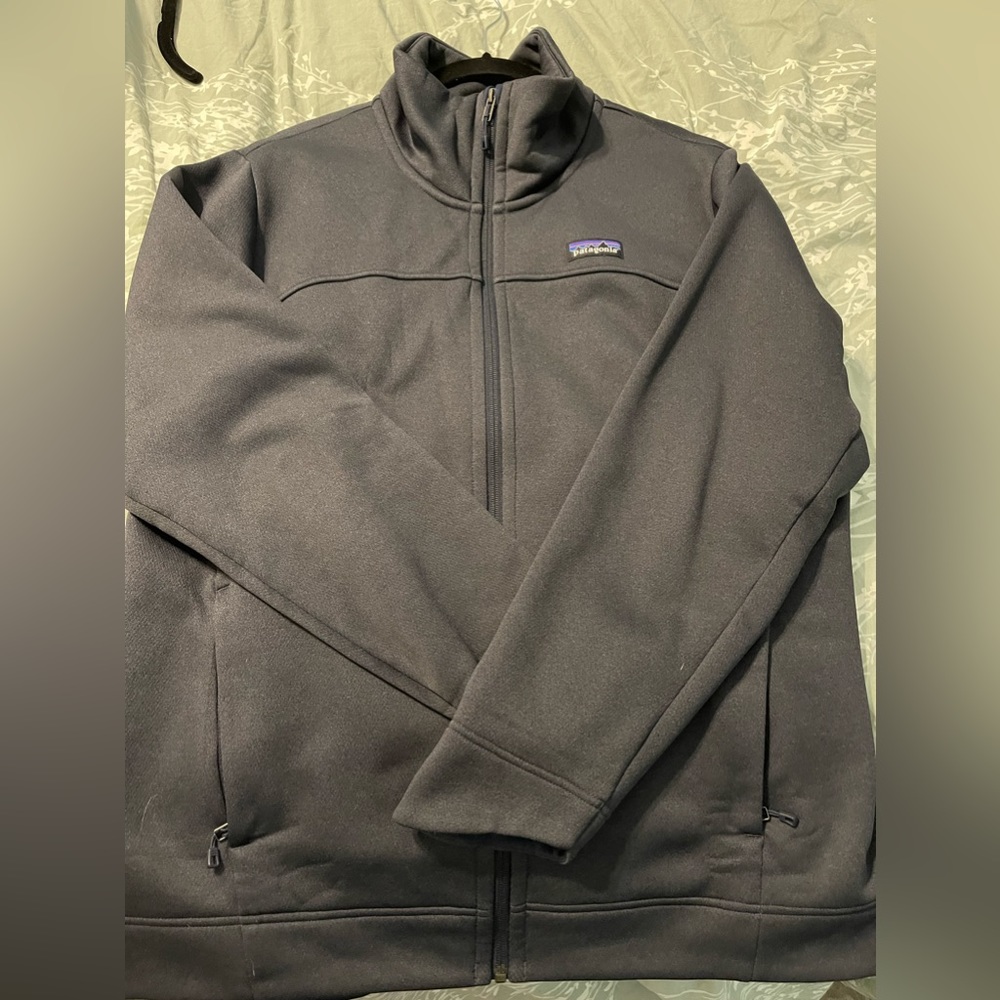 NWOT Patagonia Jacket Dark Blue Navy XL Full Zipper Zip